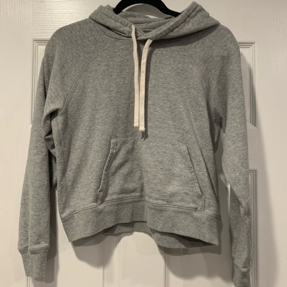 Everlane Pullover Hoodie Crop Sweatshirt